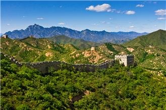 Великая китайская стена в летом