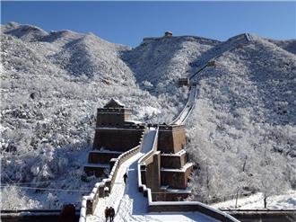 Великая китайская стена в зима