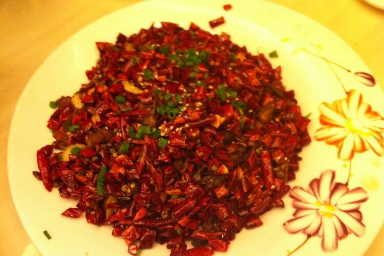 Курица с перцем