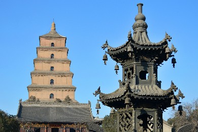Большая Пагода Диких Гусей Сиань