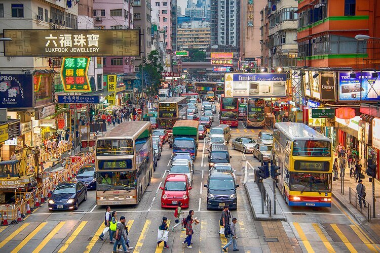 городские районы Гонконга