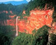 Jiang Zemin and his wife Chishui Danxia